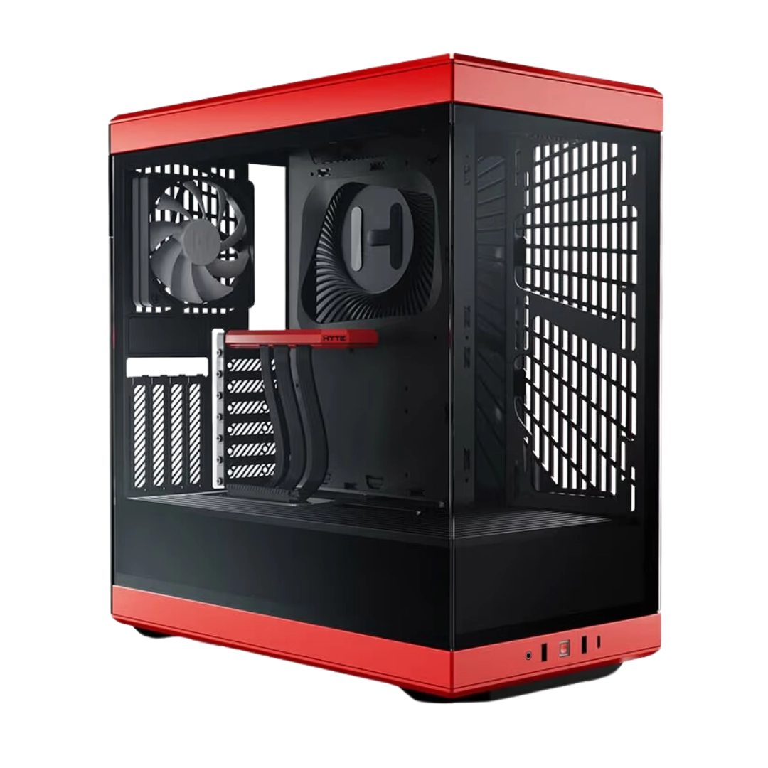 HYTE Y40 Red ATX Mid Tower PC Case