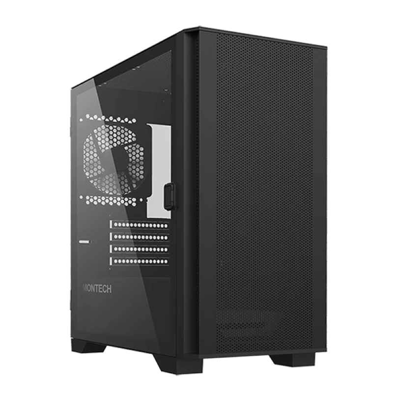 Montech AIR 100 LITE Micro ATX Mid Tower Black PC Case