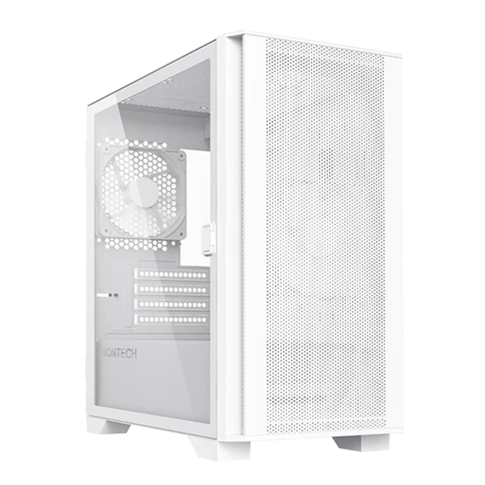 Montech AIR 100 LITE Micro ATX Mid Tower White PC Case