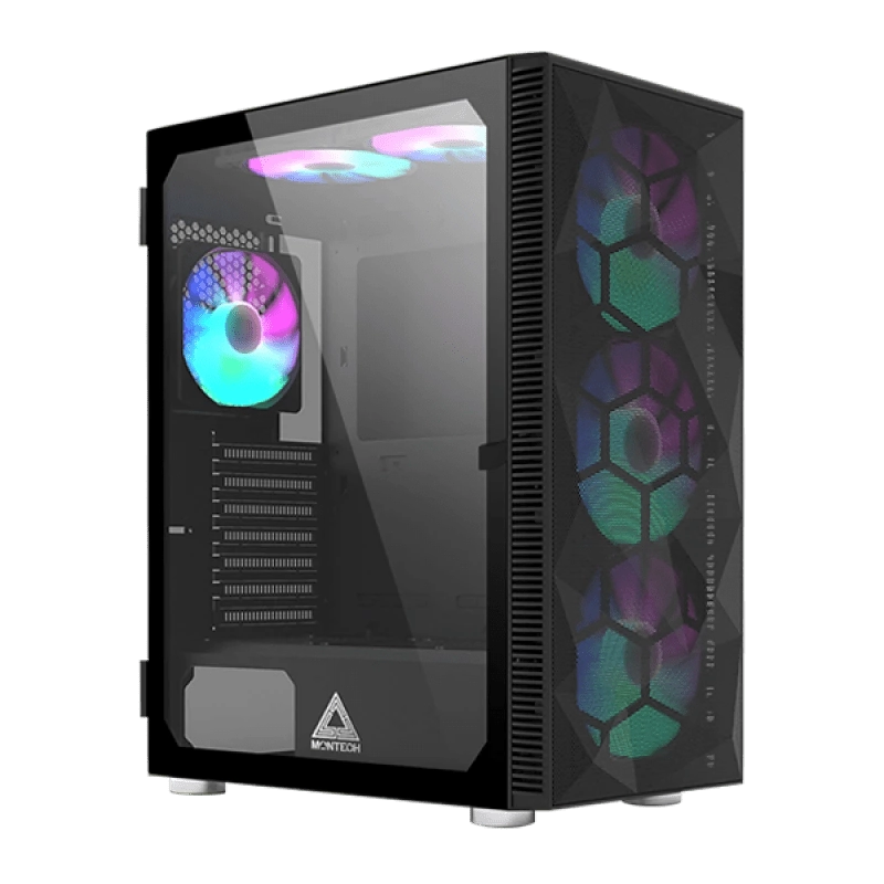 Montech X3 Mesh ATX Mid Tower Black PC Case