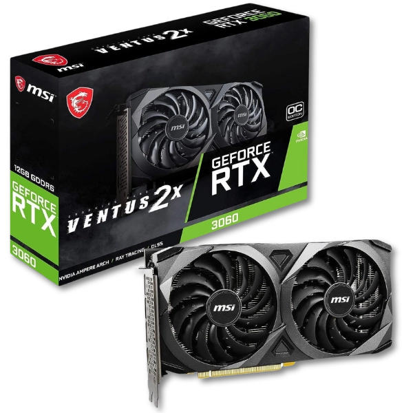 MSI GeForce RTX 3060 Ventus 2X 12GB Graphics Card