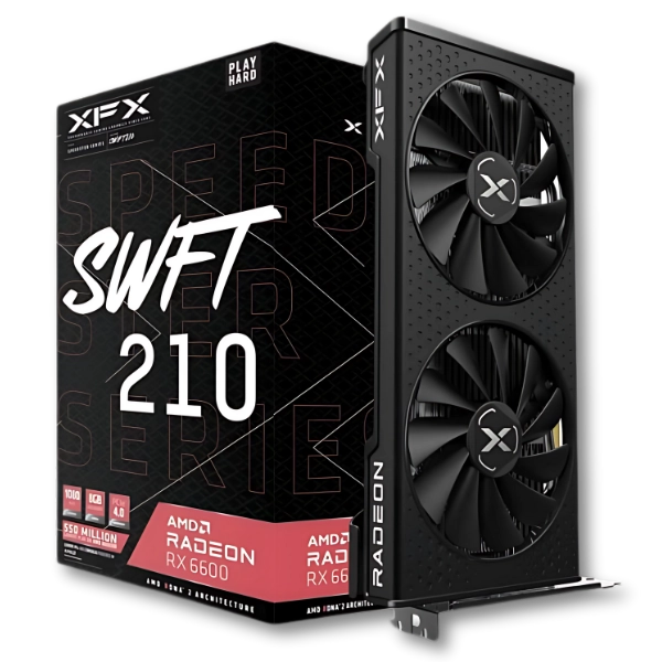 XFX Speedster SWFT 210 Radeon RX 6600 8GB Graphics Card