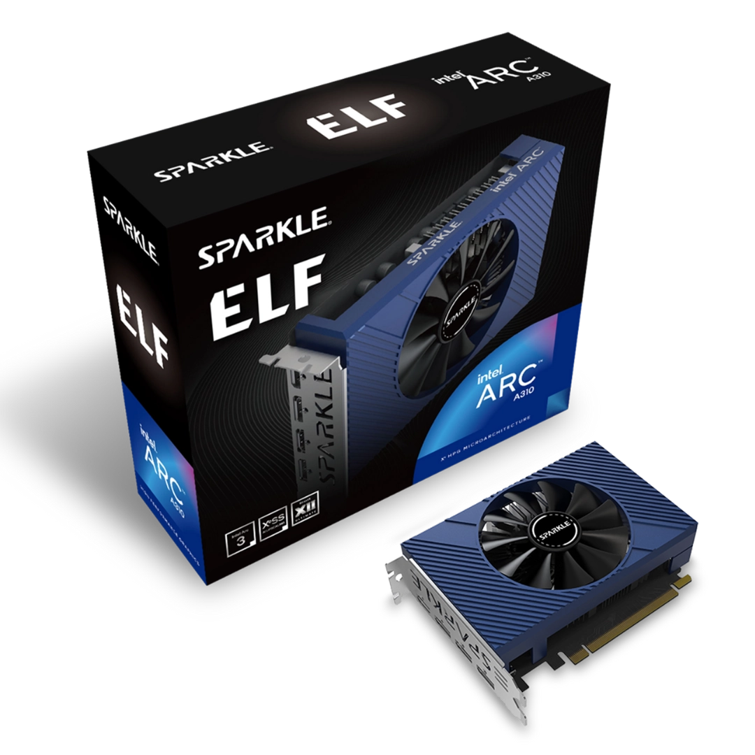 Sparkle Intel Arc A310 ELF Edition 4GB GDDR6 Graphics Card