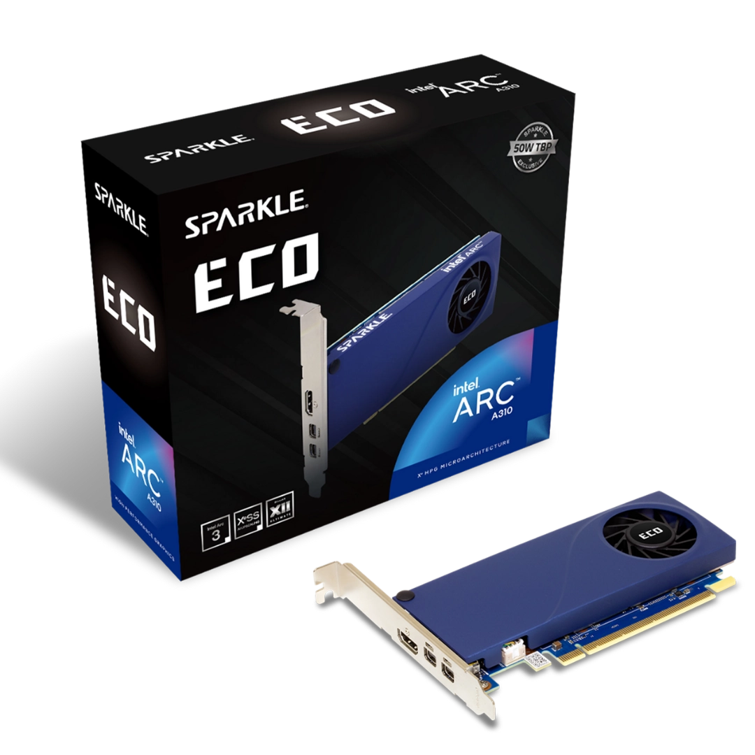 Sparkle Intel Arc A310 ECO 4GB GDDR6 Graphics Card