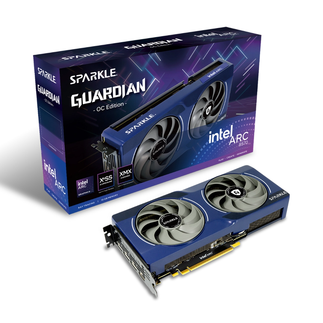 Sparkle Intel Arc B570 Guardian OC 10GB GDDR6 Graphics Card