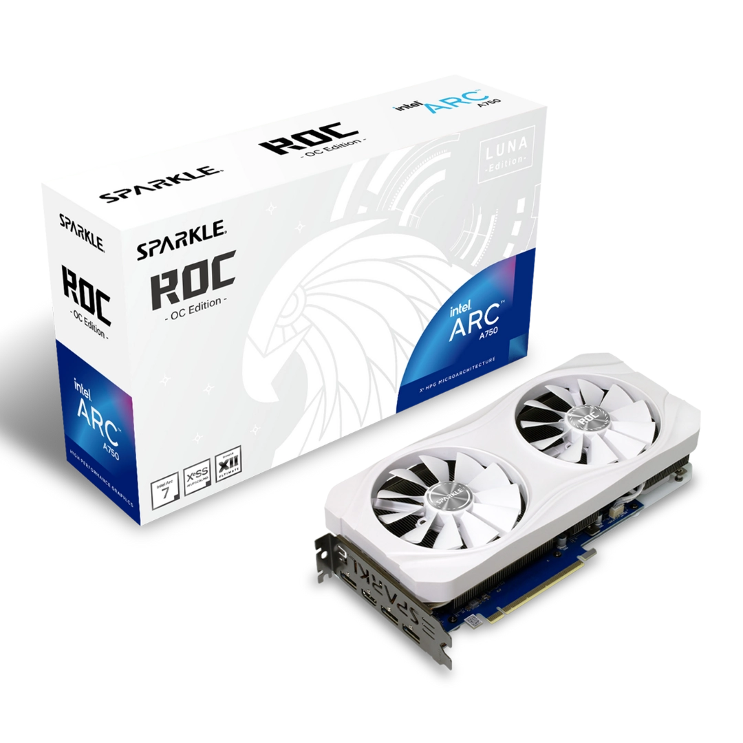Sparkle Arc A750 Luna OC 8GB GDDR6 Graphics Card