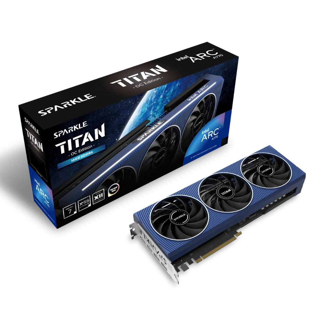 Sparkle Intel Arc A770 Titan OC 16GB GDDR6 Graphics Card