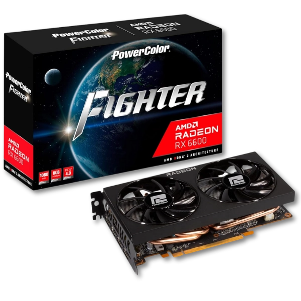 PowerCooler Figher Radeon RX 6600 8GB Graphics Card