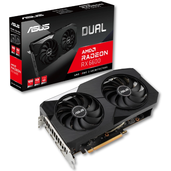 ASUS Dual Radeon RX 6600 8GB Graphics Card