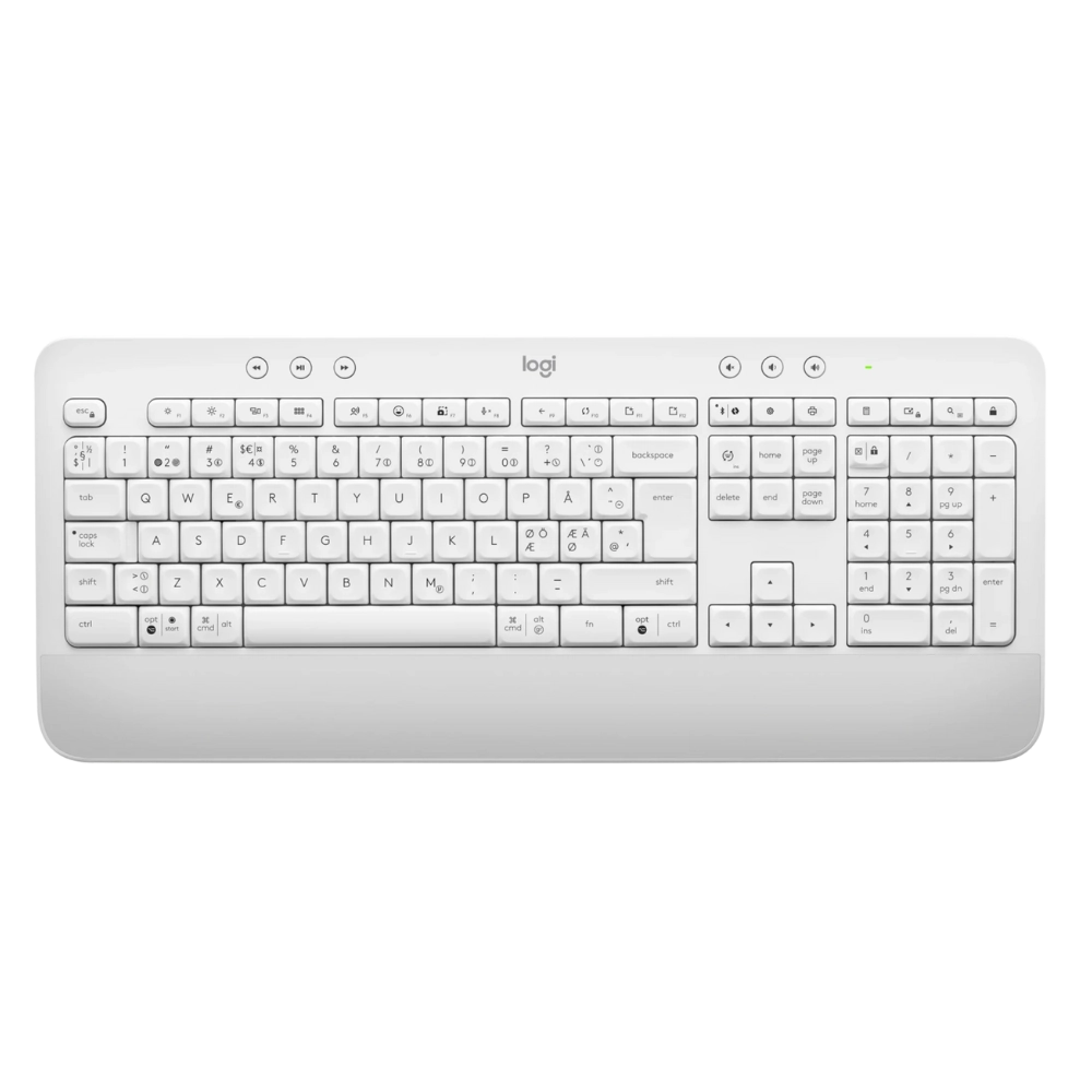 Logitech Signature K650 Bluetooth Wireless White Keyboard