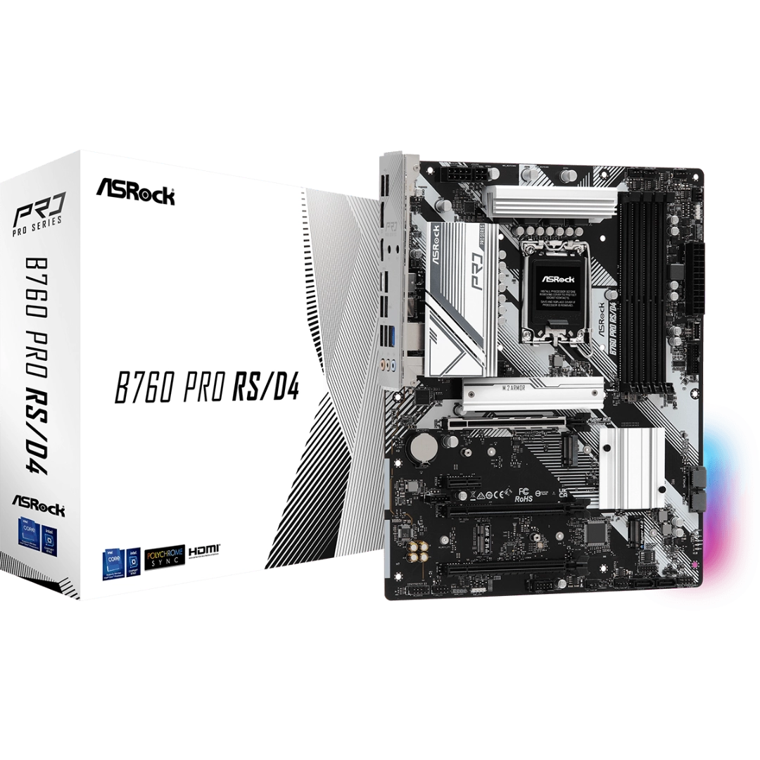 ASRock B760 Pro RS/D4 ATX LGA1700 Motherboard