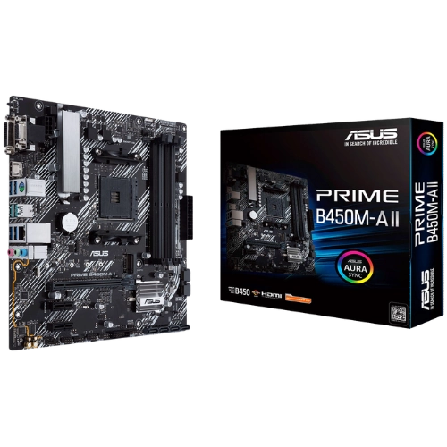 Asus Prime B450M-A II Micro ATX AM4 Motherboard