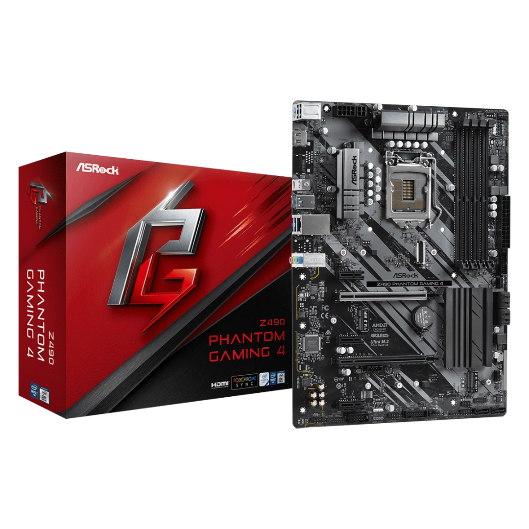 ASRock Z490 Phantom Gaming 4 ATX LGA1200 Motherboard