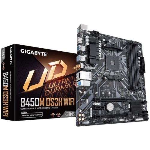 Gigabyte B450M DS3H WiFi Micro ATX AM4 Motherboard