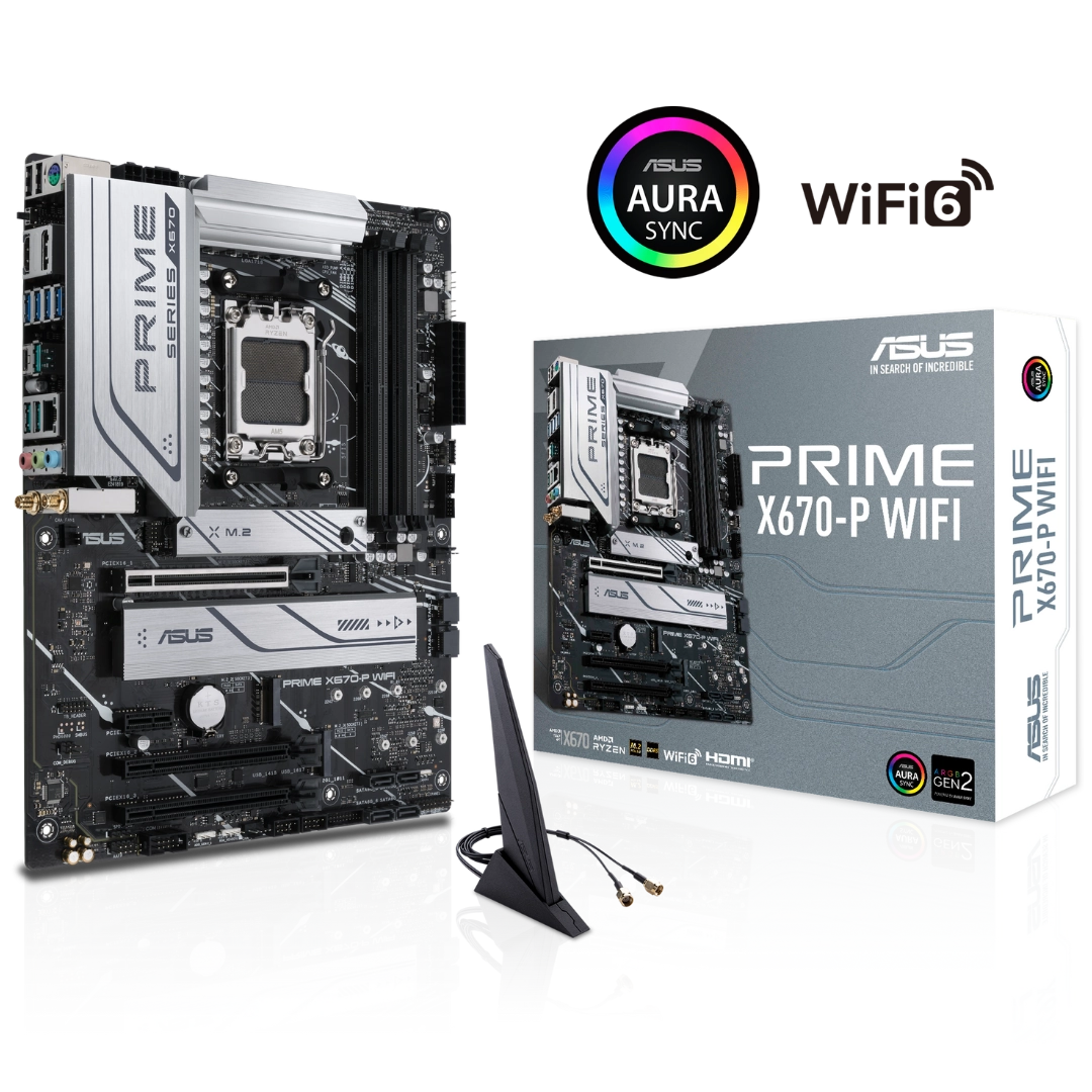 Asus Prime X670-P WiFi ATX AM5 Motherboard