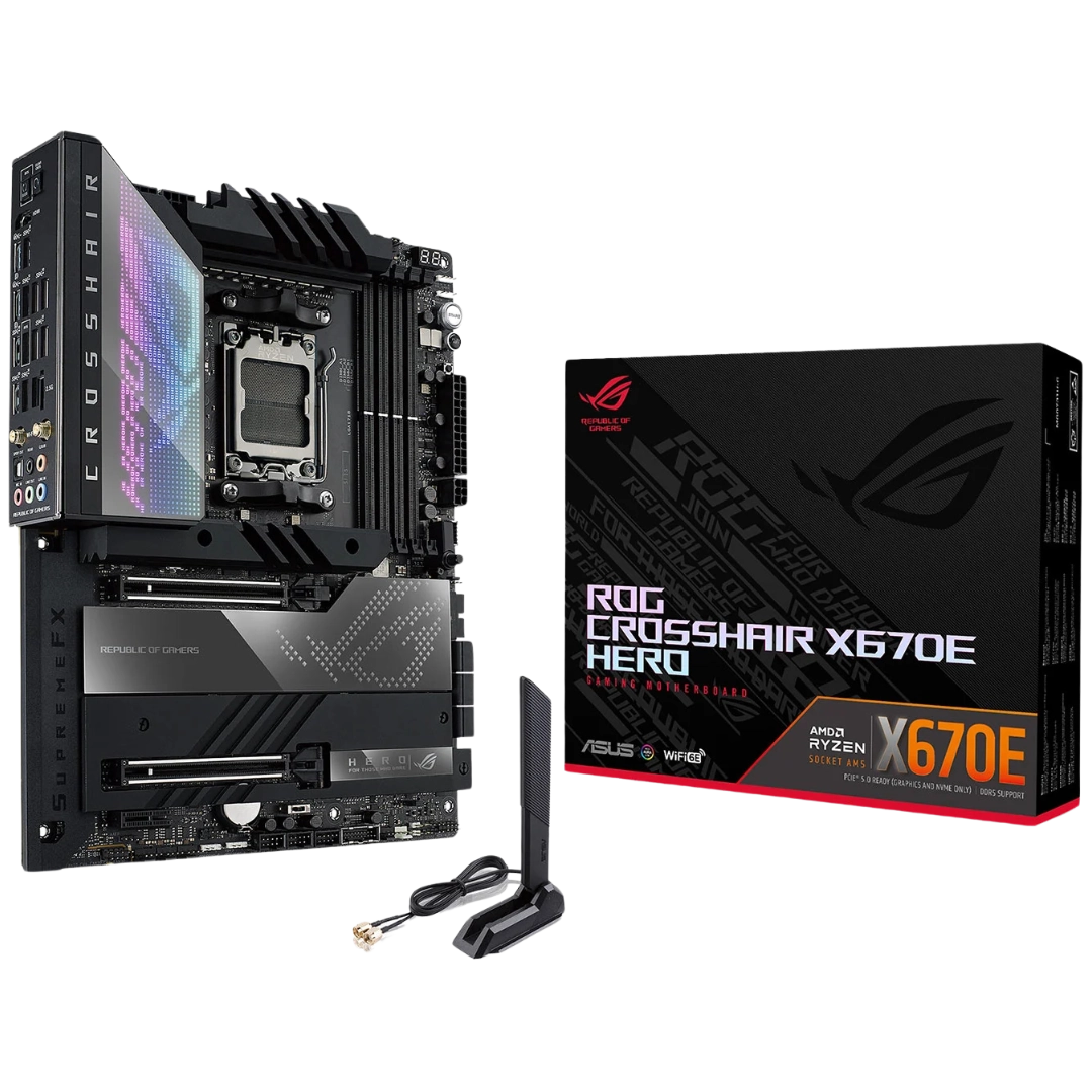 Asus ROG Crosshair X670E Hero ATX AM5 Motherboard