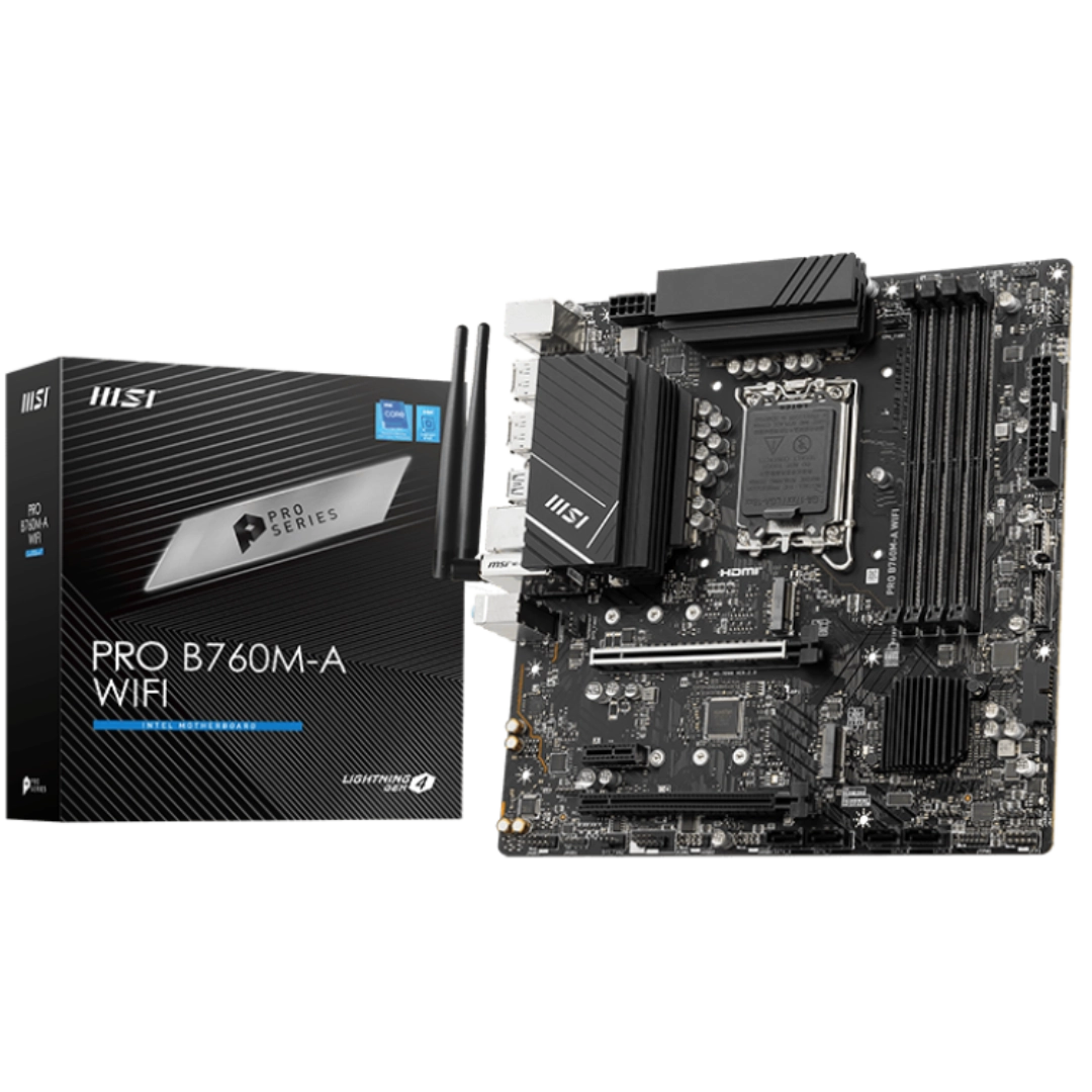MSI PRO B760M-A WiFi-6E LGA1700 Motherboard