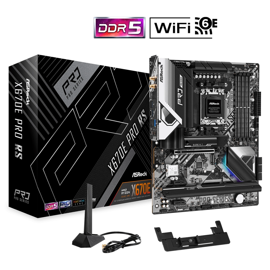ASRock X670E Pro RS ATX AM5 Motherboard
