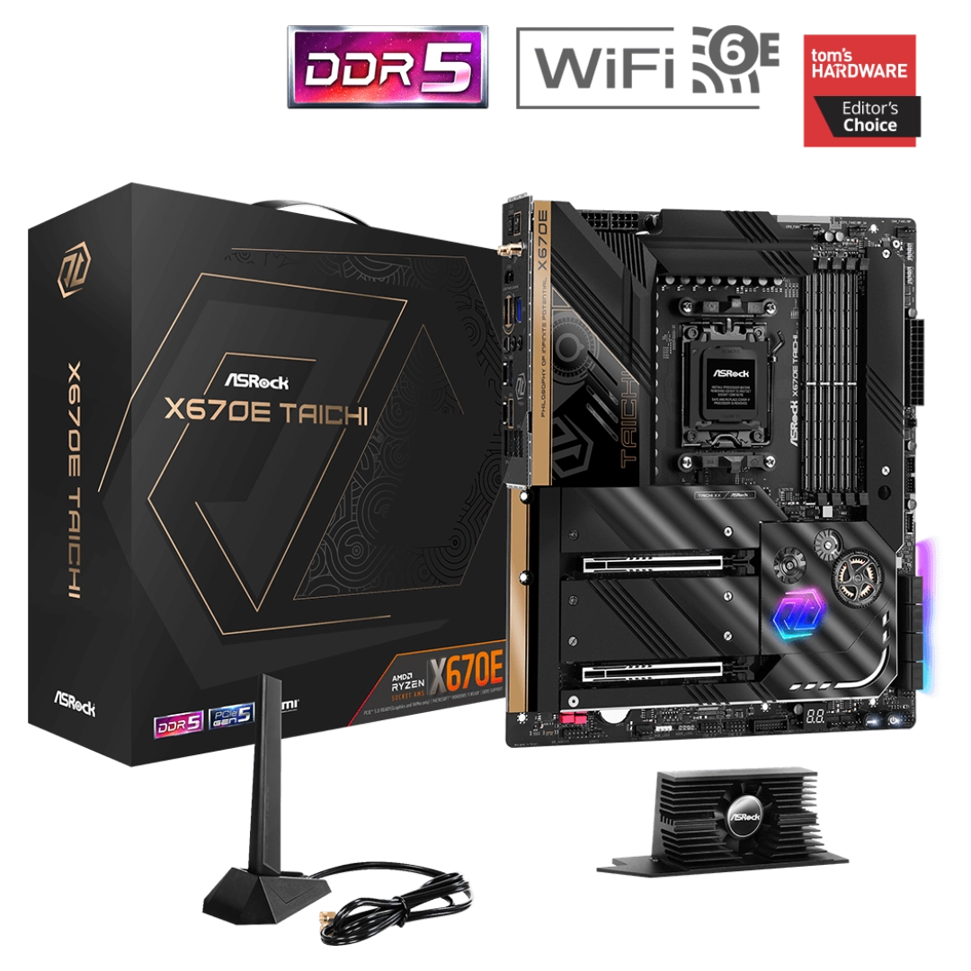 ASRock X670E Taichi EATX AM5 Motherboard