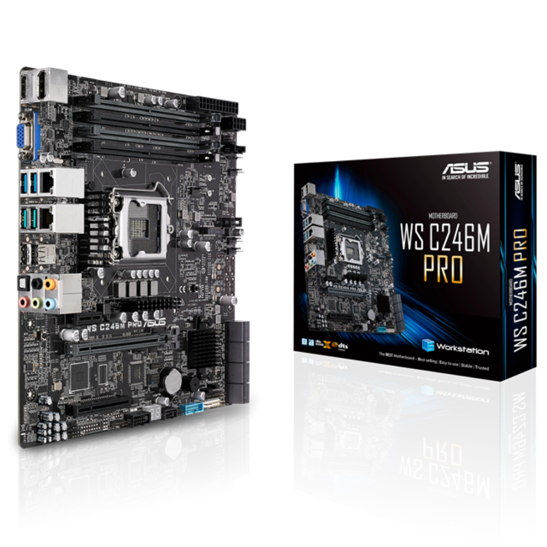 Asus WS C246M Pro Micro ATX LGA1151 Motherboard