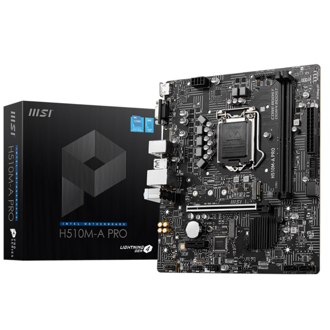 MSI H510M-A Pro Micro ATX LGA1200 Motherboard