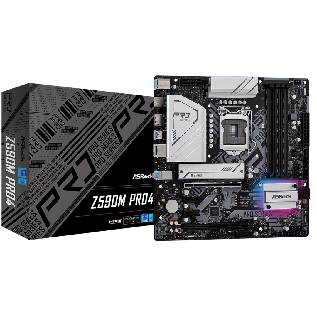ASRock Z590M Pro4 Micro ATX LGA1200 Motherboard