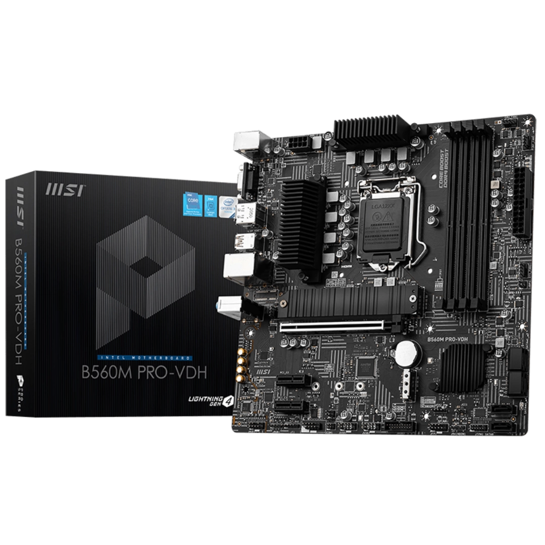 MSI B560M PRO-VDH Micro ATX LGA1200 Motherboard