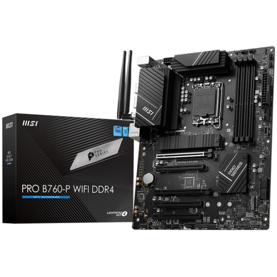 MSI Pro B760-P WiFi DDR4 ATX LGA1700 Motherboard