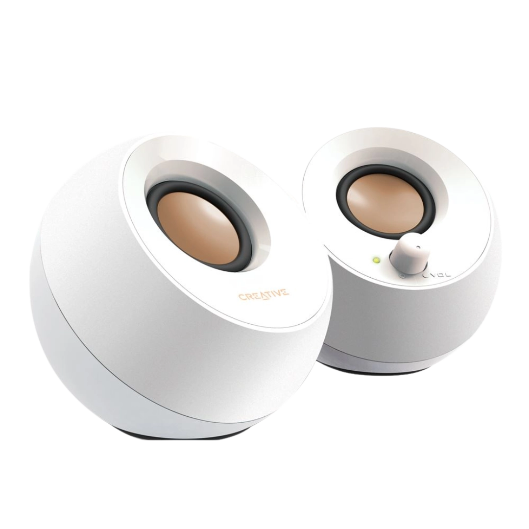 Creative Labs Pebble 2.0 4.4W - White Speakers