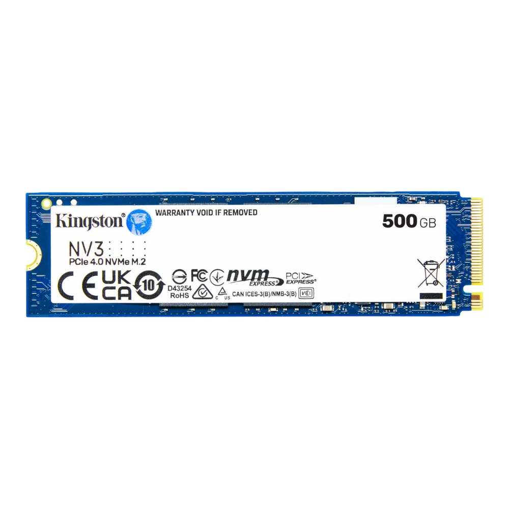 Kingston NV3 500GB PCIe 4.0 X4 NVME Storage
