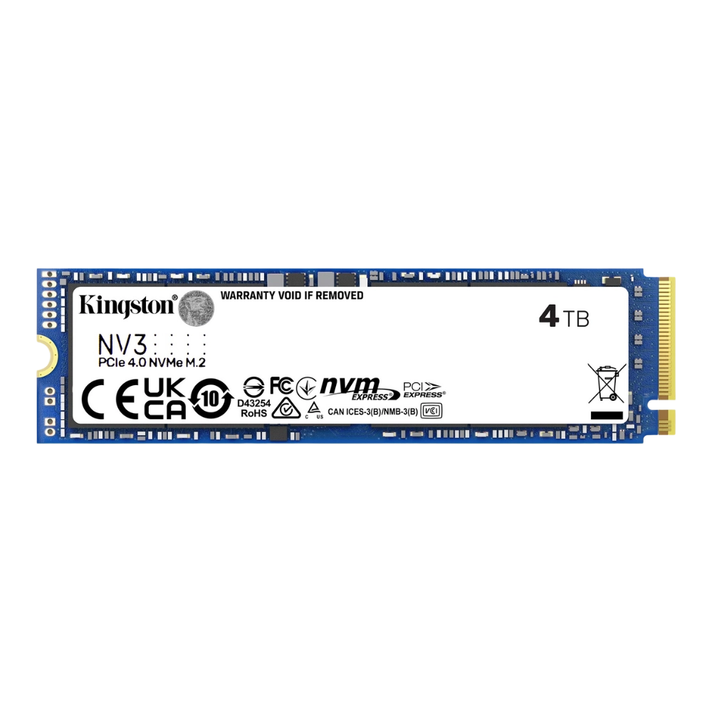 Kingston NV3 4TB PCIe 4.0 X4 NVME Storage
